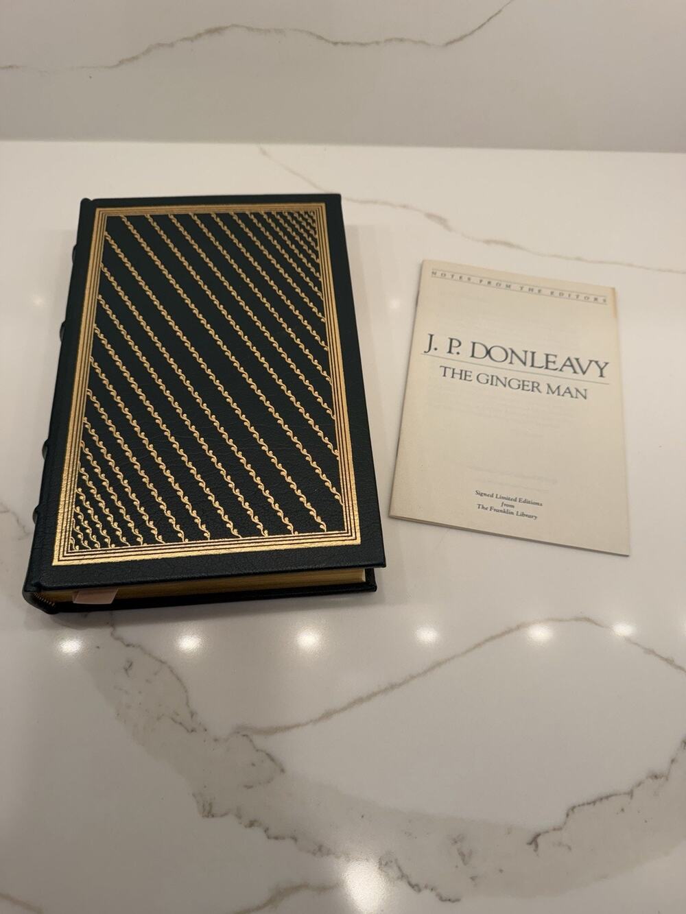 J.P. Donleavy The Ginger Man SIGNED 1978 Franklin Library Limited Edition